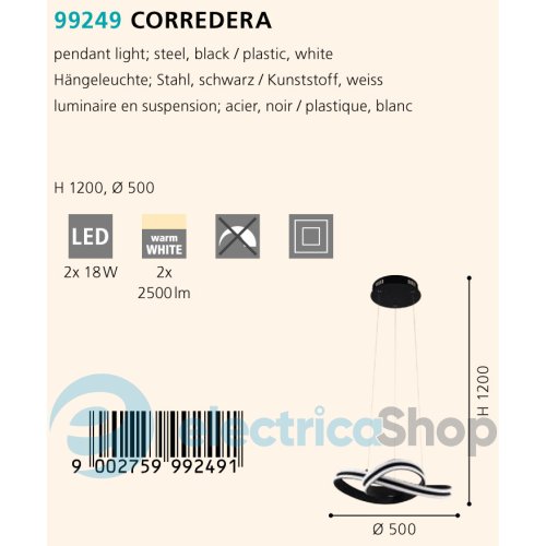 Підвісний світильник Eglo CORREDERA 99249 LED