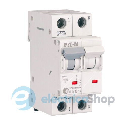 Автоматичний вимикач 1p+N EATON xPole Home HL-C16/1N