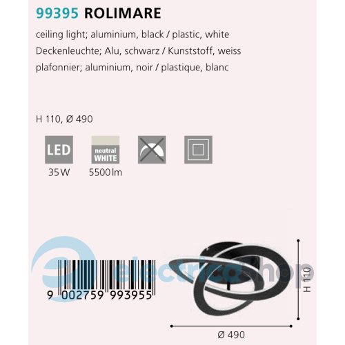 Люстра Eglo 99395 ROLIMARE LED