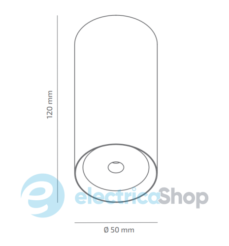 Точковий світильник BARVANOR Chase Long CHL-SR-00840045LS490-RAL9005