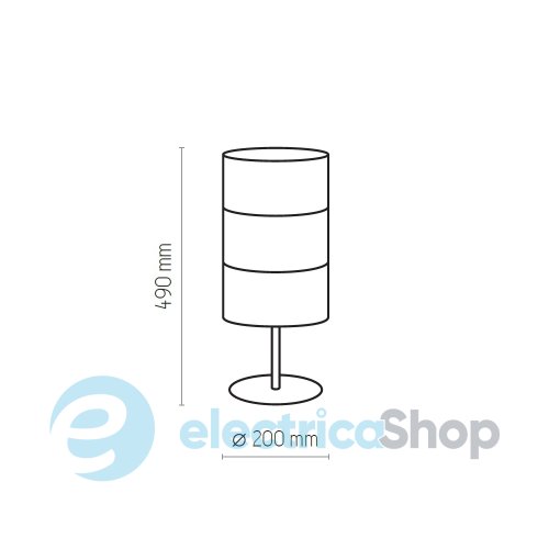 Настольная лампа TK-Lighting BOGART BLACK 5058