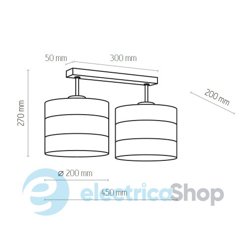 Люстра TK-Lighting TAGO BLACK 3212