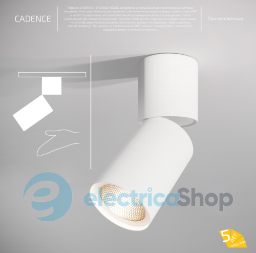 Світильник-спот BARVANOR Cadence CD-SR-02930038RF390-RAL9005