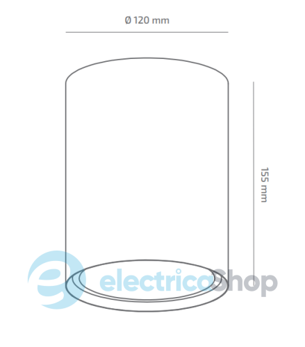 Точковий світильник BARVANOR Bobolink BL-SR-01940038RF490-RAL9003