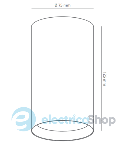 Точковий світильник BARVANOR Ignis IN-SR-01340038RF490-RAL9003