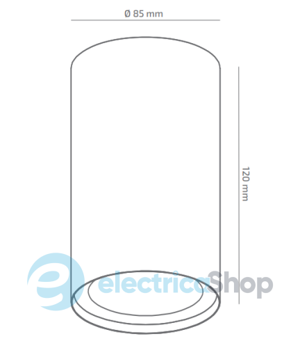 Точечный светильник BARVANOR Albus AB-SR-01340038RF490-RAL9003