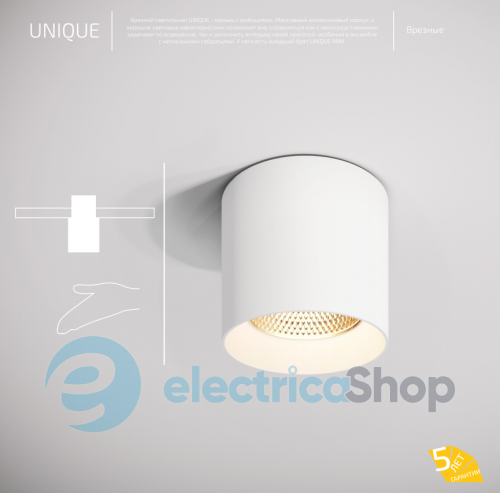 Точечный светильник BARVANOR Unique UN-CL-00840038RF490-RAL9003