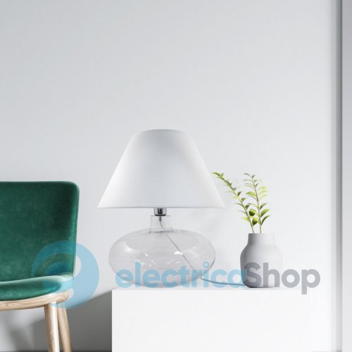 Настільна лампа Zuma Line MERSIN TRANSPARENT 5512WH