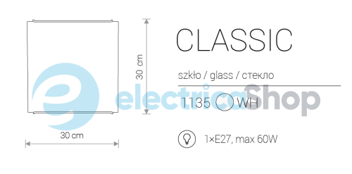 Настенный светильник Nowodvorski CLASSIC 7 1135