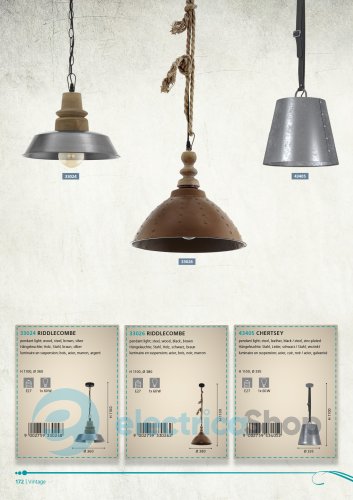 Підвісний світильник Eglo CHERTSEY 43405