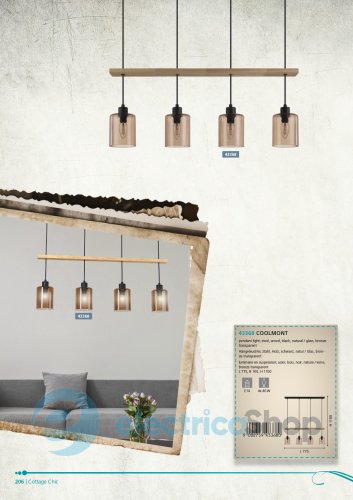 Подвесной светильник Eglo COOLMONT 43368