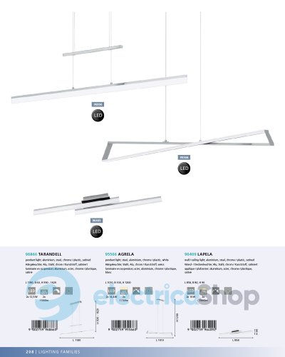 Стельовий світильник Eglo LAPELA 96409 LED