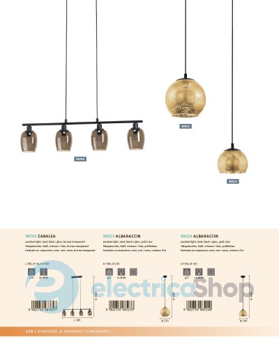 Люстра Eglo 98765 ZABALEA