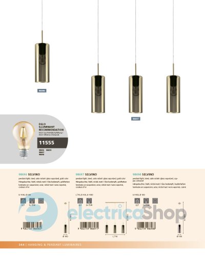 Люстра Eglo SELVINO 98697