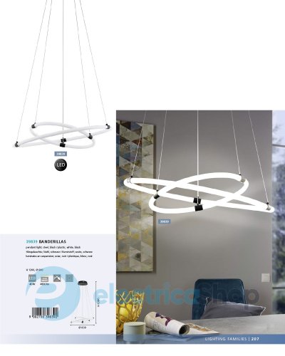 Подвесной светильник Eglo BANDERILLAS 39839 LED