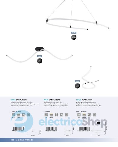 Потолочный светильник Eglo BANDERILLAS 39836 LED