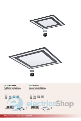Led-панель EGLO SAVATARILA 99039