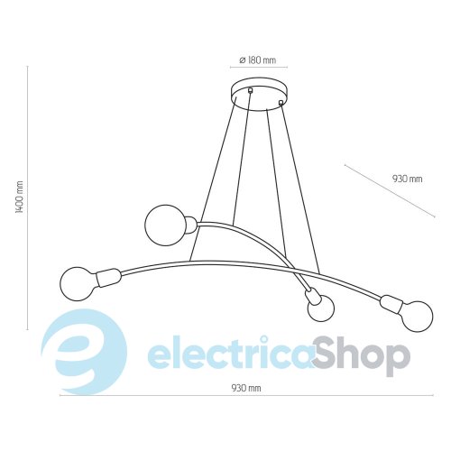 Люстра TK-Lighting HELIX Gold 2727