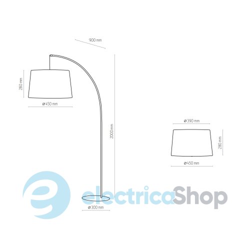 Торшер HANG 5077 TK-Lighting