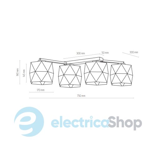 Потолочный светильник TK-Lighting SIRO White 3249