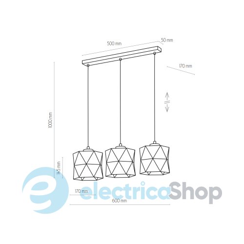 Подвесной светильник TK-Lighting SIRO White 3251