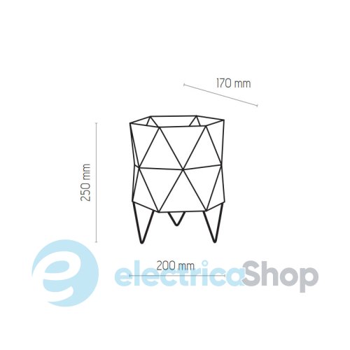 Настольная лампа TK-Lighting SIRO BLACK 3052