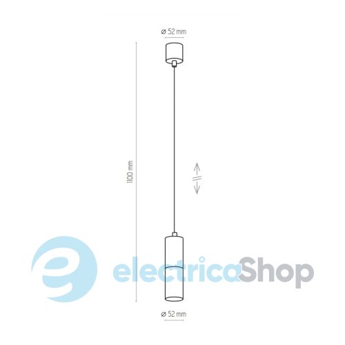 Підвісний світильник TK-Lighting ELIT Black 4366