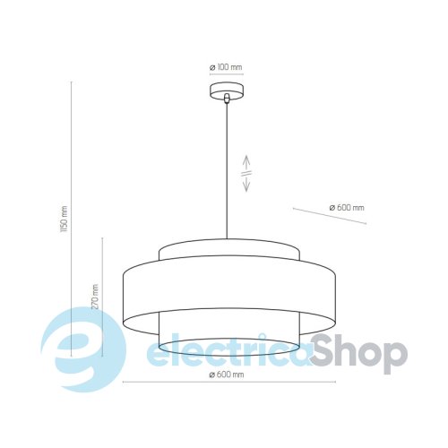 Подвесной светильник TK-Lighting CALISTO 4376