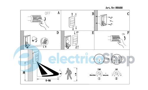 Уличный настенный светильник Eglo CITY 99568 sensor