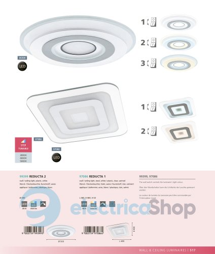 Люстра Eglo 99399 REDUCTA 2 LED