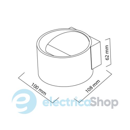 Настенный светильник Horoz SISAM 029-006-0008-020 черный
