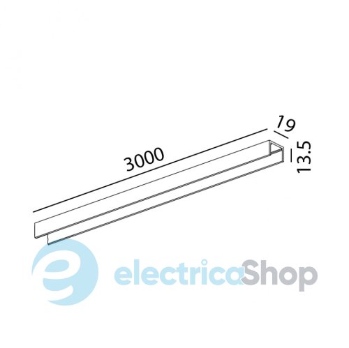 Трек накладной LTX MINI LINE42 TRACK S 3000 белый (07.S300.WH)