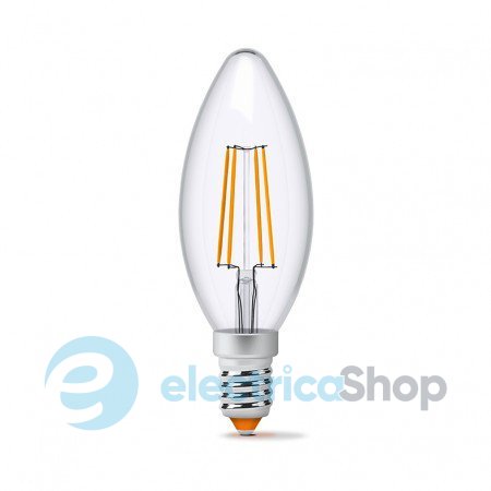 Світлодіодна лампа VIDEX Filament Neoclassic C37F 4W E14 3000K 220V (VL-C37f-04143) 23679