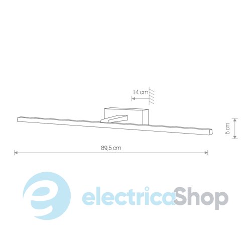 Світильник Nowodvorski 9175 VAN GOGH LED WHITE L