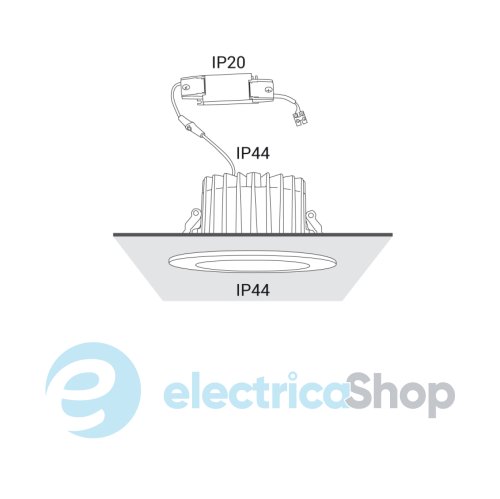 Точечный светильник Nowodvorski CL KEA LED 20W 4000K IP44 8772