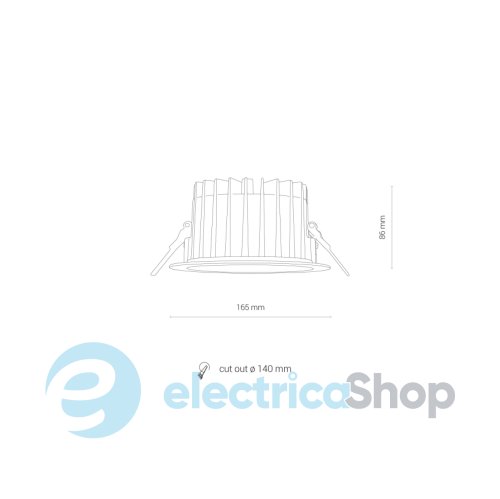 Точковий світильник Nowodvorski CL KEA LED 30W 3000K IP44 8771