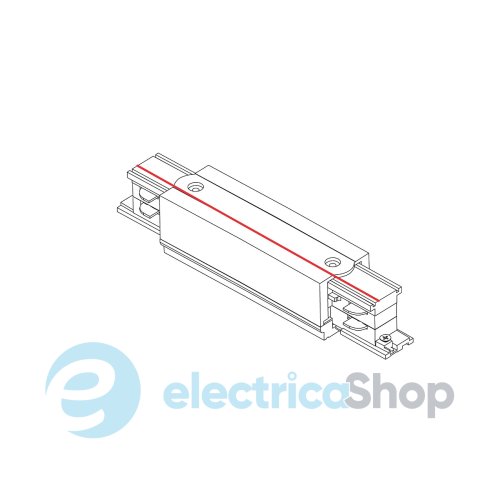 Коннектор прямой Nowodvorski 8707 CTLS TRACK POWER STRAIGHT CONNECTOR WHITE