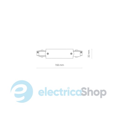 Коннектор прямой Nowodvorski 8707 CTLS TRACK POWER STRAIGHT CONNECTOR WHITE