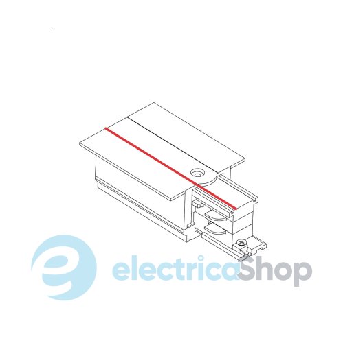 Ввод питания Nowodvorski 8691 CTLS TRACK RECESSED POWER END CAP RIGHT PE-R WHITE