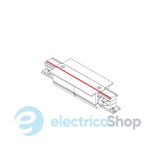 Коннектор прямой Nowodvorski 8686 CTLS TRACK RECESSED POWER STRAIGHT CONNECTOR WHITE