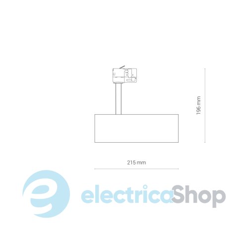 Трековый светильник Nowodvorski 8758 CTLS MILO LED 25W 4000K Black