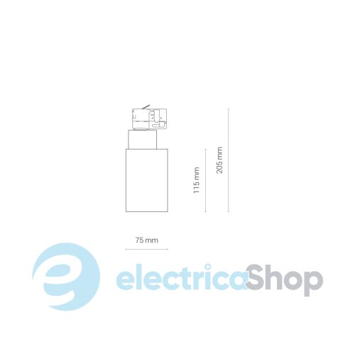 Трековый светильник Nowodvorski 8745 CTLS NEA LED 40W 4000K Black