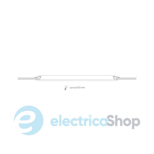 Потолочный светильник Nowodvorski 8460 CL ITAKA LED 40W 3000K ANGLE 100