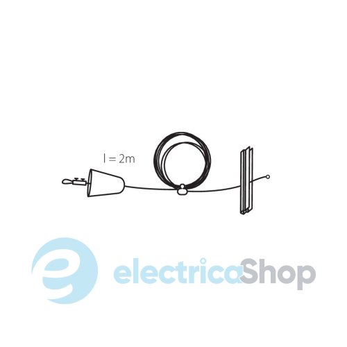 Кріплення для трекової системи Kanlux TEAR PR-CORD-WH 22583