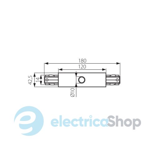 Соединитель прямой Kanlux TEAR PR-I-WH (22585) 3 фазы