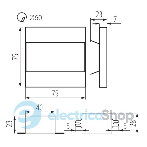 Світильник Kanlux TERRA LED AC B-WW 3000K (26847)