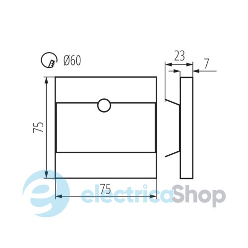 Светильник Kanlux TERRA LED PIR CW 6500K (27373) sensor