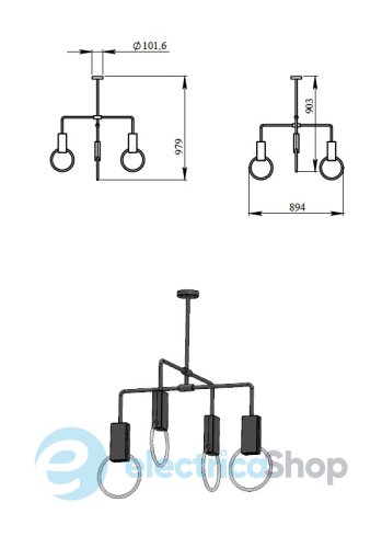 Люстра PikArt 24565-2 Circus 4