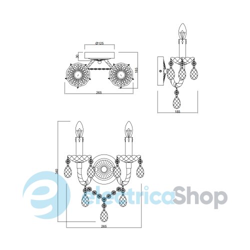 Бра TRIO LUSTER (R25072001)