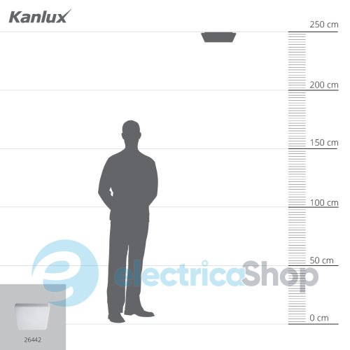 Потолочный cветильник Kanlux VARSO LED 18W-WW-L (26442)